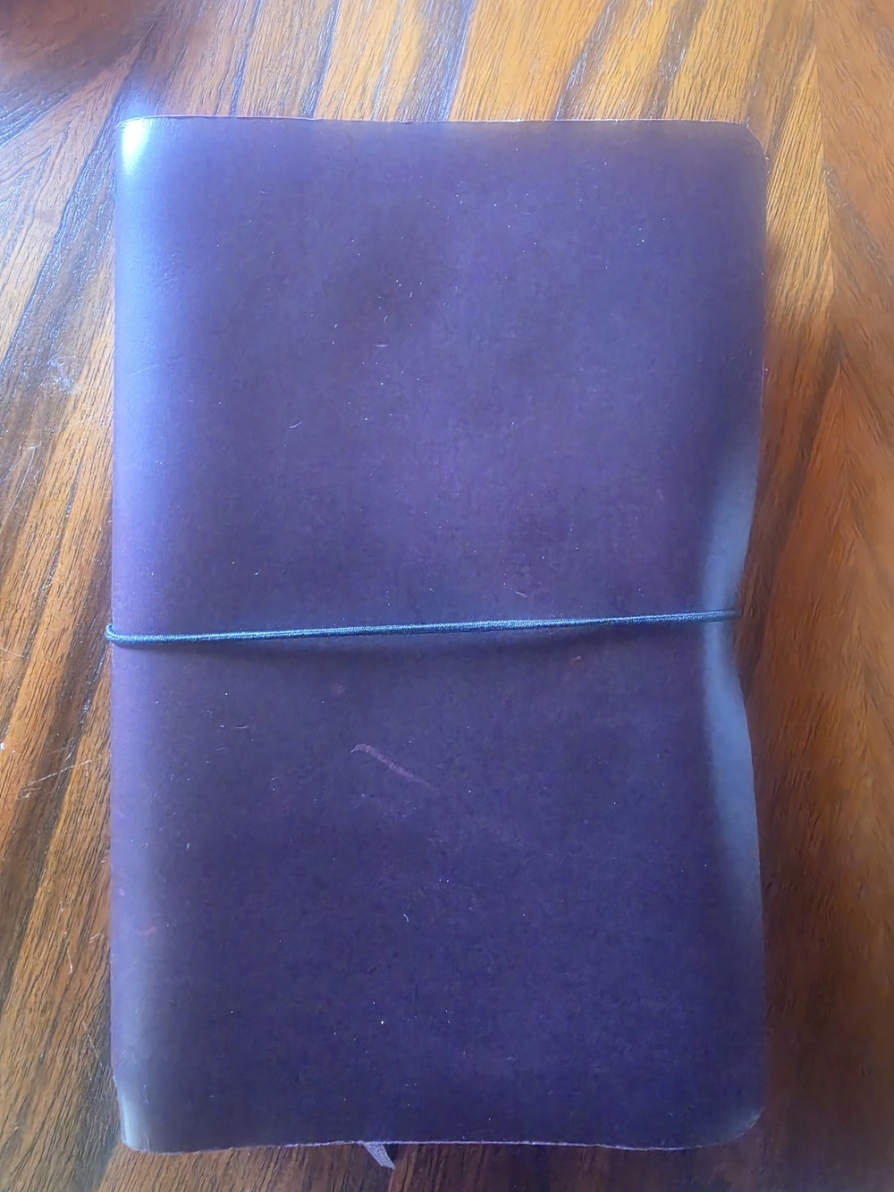 Classic Men's Leather Travel Journal Notebook - Oxblood